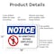 Signmission No Admittance Employees Only OSHA Notice Sign, Aluminum, 18in W x 12in L, 2PK OS-2PACK-NS-A-1218-L-15982 - alternate 7